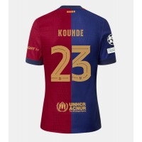 Camiseta Barcelona Jules Kounde #23 Primera Equipación 2024-25 manga corta